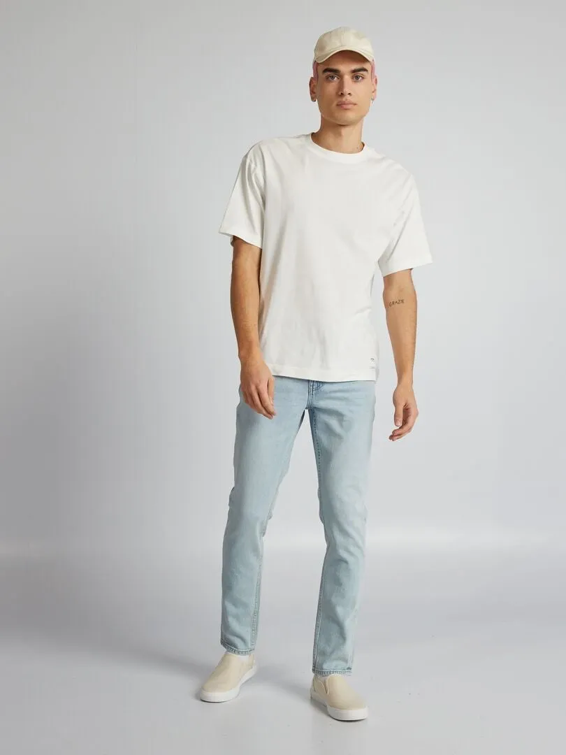 VAQUERO SLIM FIT CON 5 BOLSILLOS  AZUL